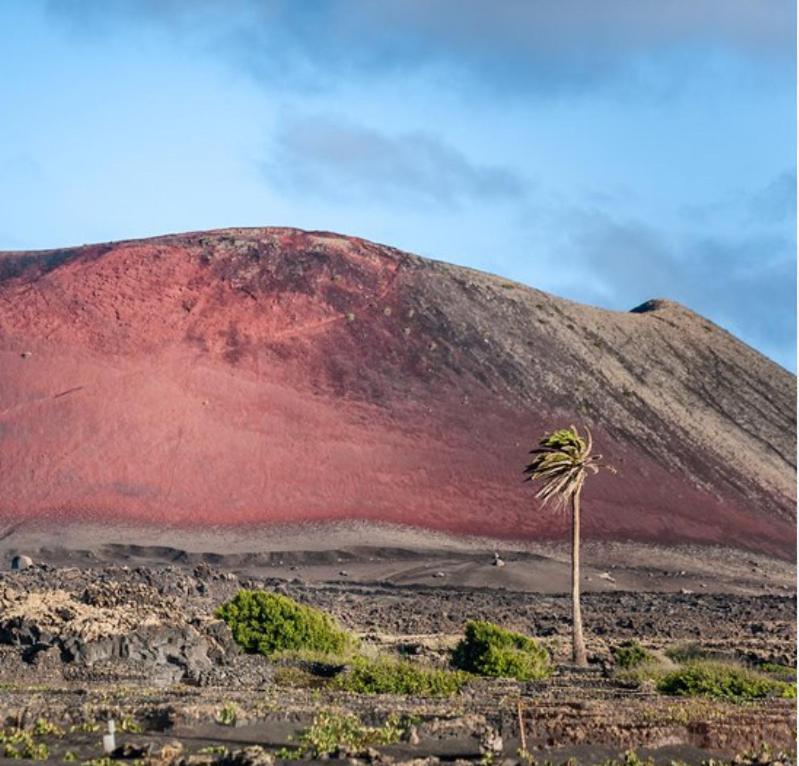 Lanzarote Casa Volcanica-Anclada Sobre La Lava Del Volcan Montana Blanca المظهر الخارجي الصورة